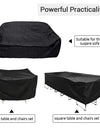 90 Sizes Waterproof Outdoor Patio Garden Furniture Covers Rain Snow Chair Cover for Sofa Table Chair Dust Proof Gray Black