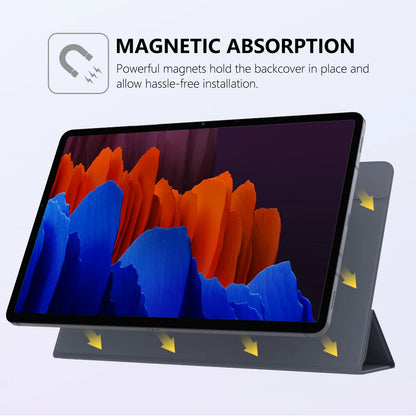 Case for All-New Samsung Galaxy Tab S7/S8 Plus 12.4 Inch 2022&S7 FE 12.4 2021,Strong Magnetic Ultra-Slim Smart Folio Shell Cover