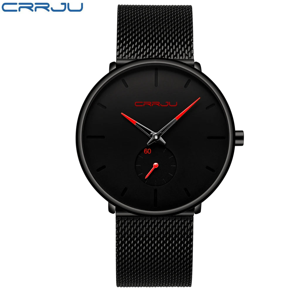 Fashion Blue Men Watch Top Luxury Brand Minimalist Ultra-thin Quartz Watch Casual Waterproof Clock Relogio Masculino