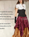 Waist Trainer Gothic Underbust Corset and Waist Cincher Steampunk Bustiers Top Workout Body Shaper Lingerie Slimming Belt