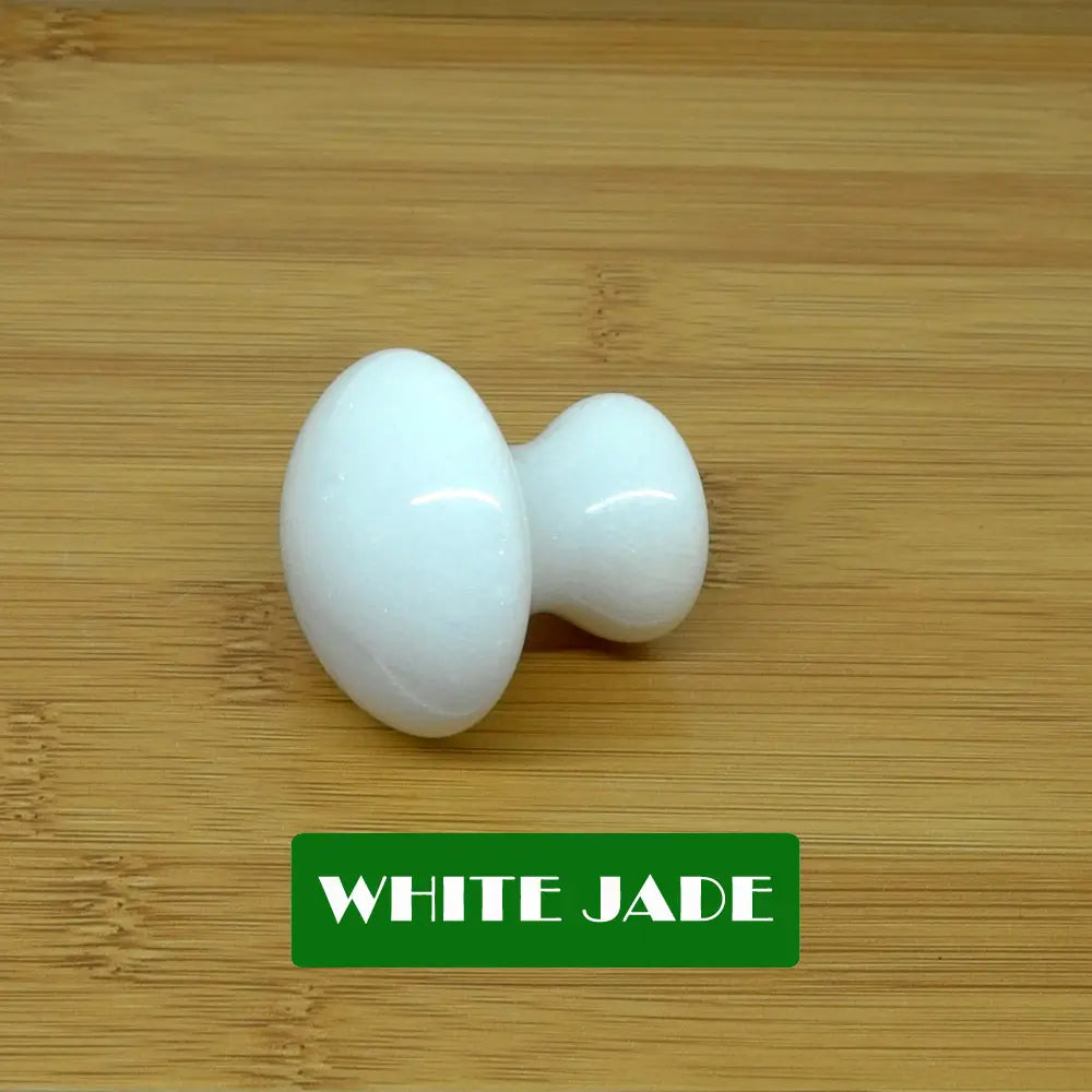 Rose Quartz Mushroom Foot Massage Stone Crystal Jade Facial Body Thin Anti-wrinkle Relaxation Beauty Health Care Tool