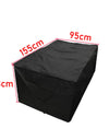 15 sizes Corner Outdoor Sofa Cover Garden Rattan Corner Furniture Cover V Shape L ShapeWaterproof Sofa Protect Set Dust Covers