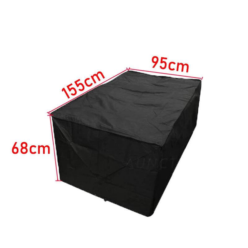 15 sizes Corner Outdoor Sofa Cover Garden Rattan Corner Furniture Cover V Shape L ShapeWaterproof Sofa Protect Set Dust Covers