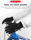 Outdoor Winter Riding Gloves Warm Touchscreen Wear Resistant Non-slip Zipper Cycling Motorcycle Gloves Men Hiking Working