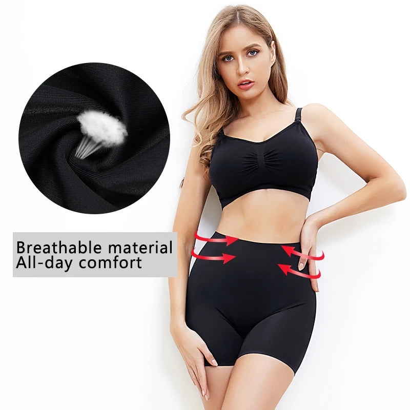 Women Slip Shorts Under Skirt Anti Chafing Boxer High Waist Boy shorts Anti-emptied Panties