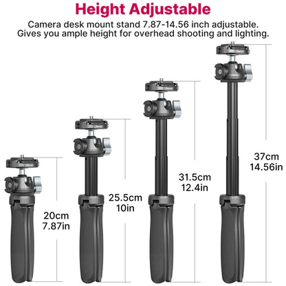 Metal Tripod With Arca Swiss Quick Release Plate Clamp Quick For DSLR SLR Camera Smartphone Live Tripod