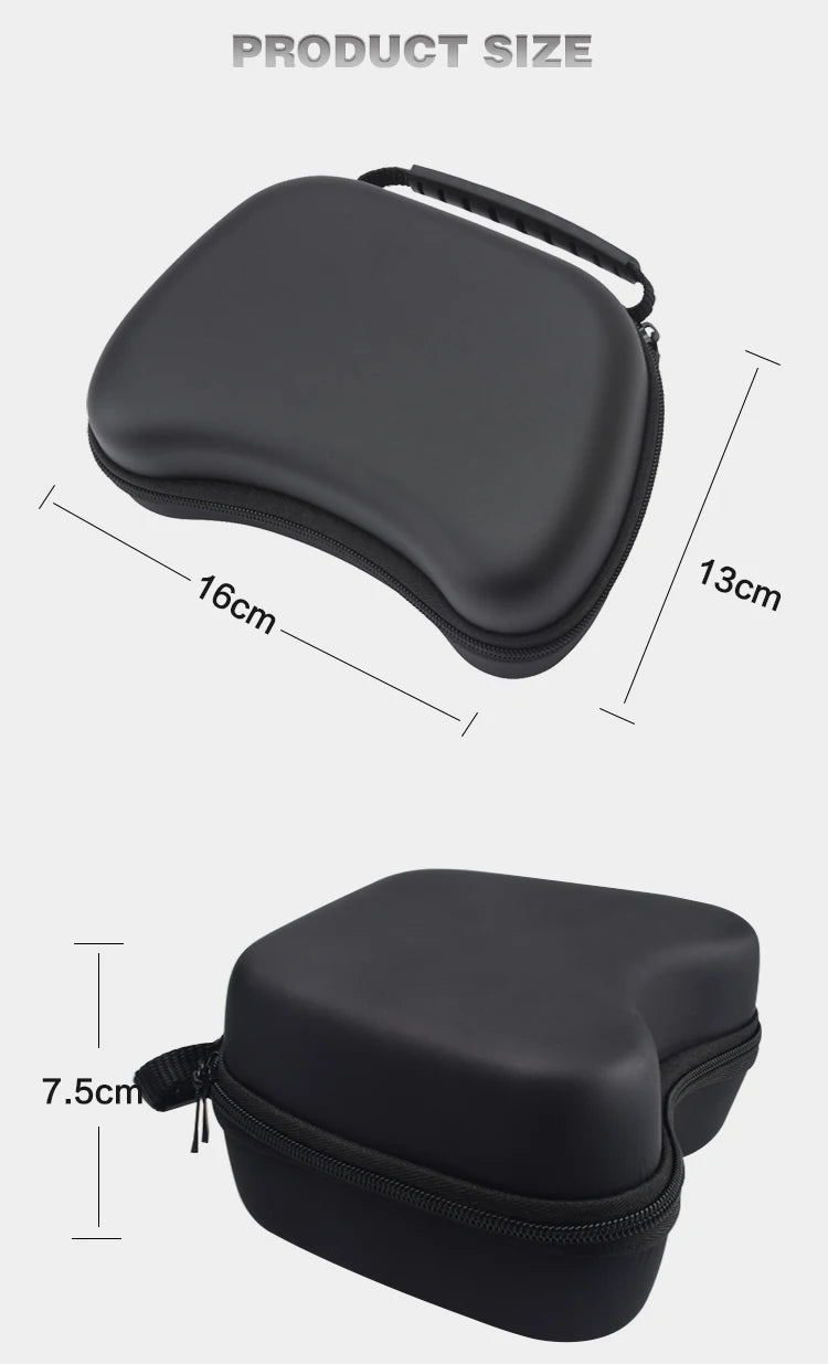 Portable Hard Carrying Case for Xbox, PS, and Switch Controllers – Travel Protective Storage Bag