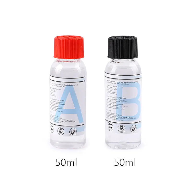1:1 Clear Epoxy Resin Casting Kit – Crystal Clear Art Resin with Measuring Cups & Accessories