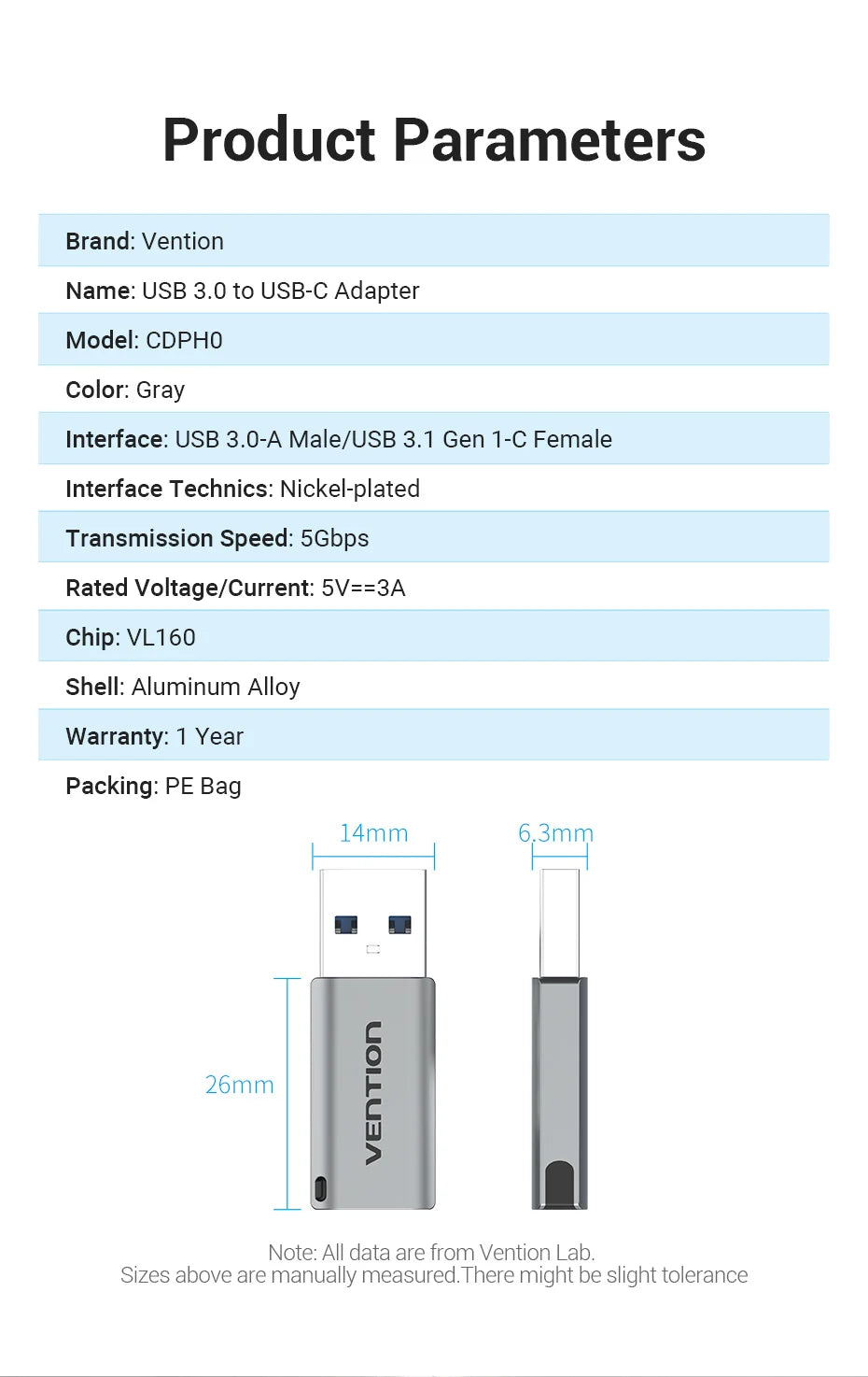 USB C Adapter USB 3.0 2.0 Male to Type C Female Converter cable for Laptop Samsung S20 Xiaomi 10 Earphone USB Adapter