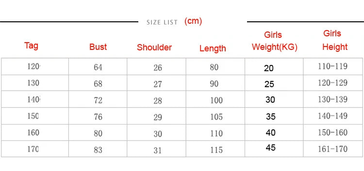 Summer New Girls Party Dresses for Evening Long Puffy Princess Dress Big Child Wedding Dress