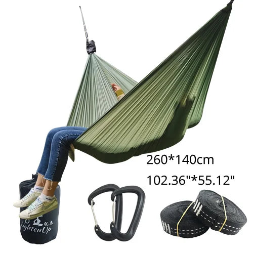 Parachute Hammock Outdoor-Furniture Sleeping-Hamaca Survival Garden Camping Travel Leisure