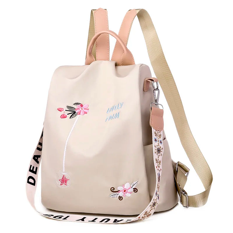 Waterproof Oxford Backpack Fashion Anti-theft Women Backpacks Print School Bag High Quality Large Capacity Backpack