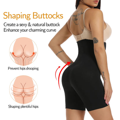 Women Body Shaper Tummy Control Shorts Slimming Underwear High Waist Shaping Panties Thigh Slimmer Safety Short Pants Shapewear