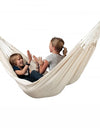 Cotton Hammock Brazilian Double Hammock Hiking Camping Soft Comfortable Fabric Canvas Hammock for Patio Porch Garden Backyard