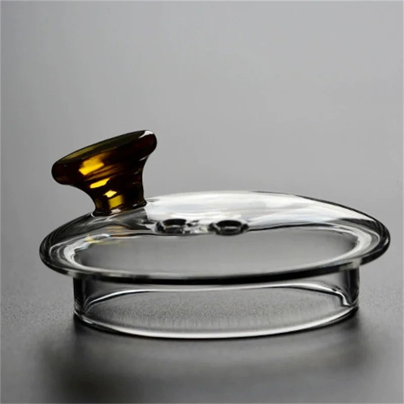 Japanese Style Transparent Glass Teapot High Temperature Resistant Filter Scented Black Tea Kung Fu Tea Set