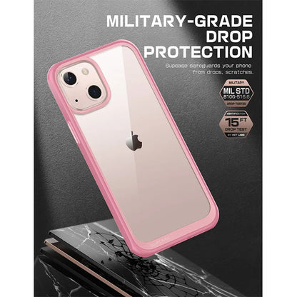 For iPhone 13 Case 6.1 inch (2021 Release) UB Style Premium Hybrid Protective Bumper Case Clear Back Cover Case