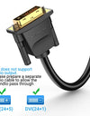 HDMI to DVI Cable Bi-direction HDMI Male 24+1 DVI-D Male Adapter 1080P Converter for Xbox HDTV DVD LCD DVI to HDMI Cable