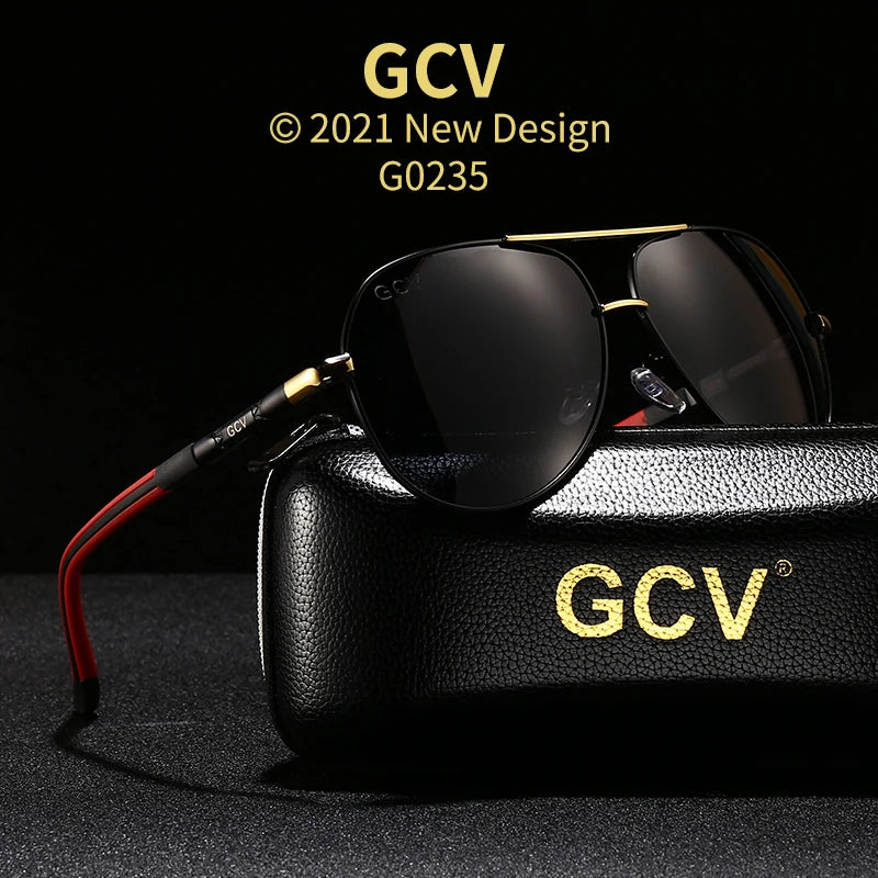 Vintage Aluminum Polarized Sunglasses Classic Brand Sun glasses Coating Lens Driving Eyewear