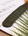 Bamboo Wooden Quartz Wristwatch for Lover Nylon Strap Couple Customize Watches
