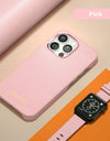 for Magsafe Case for iPhone 13 Pro Max 13 Mini 13Pro Natural Cowhide Lychee Leather Magnetic Luxury Metal Frame Phone Back Cover