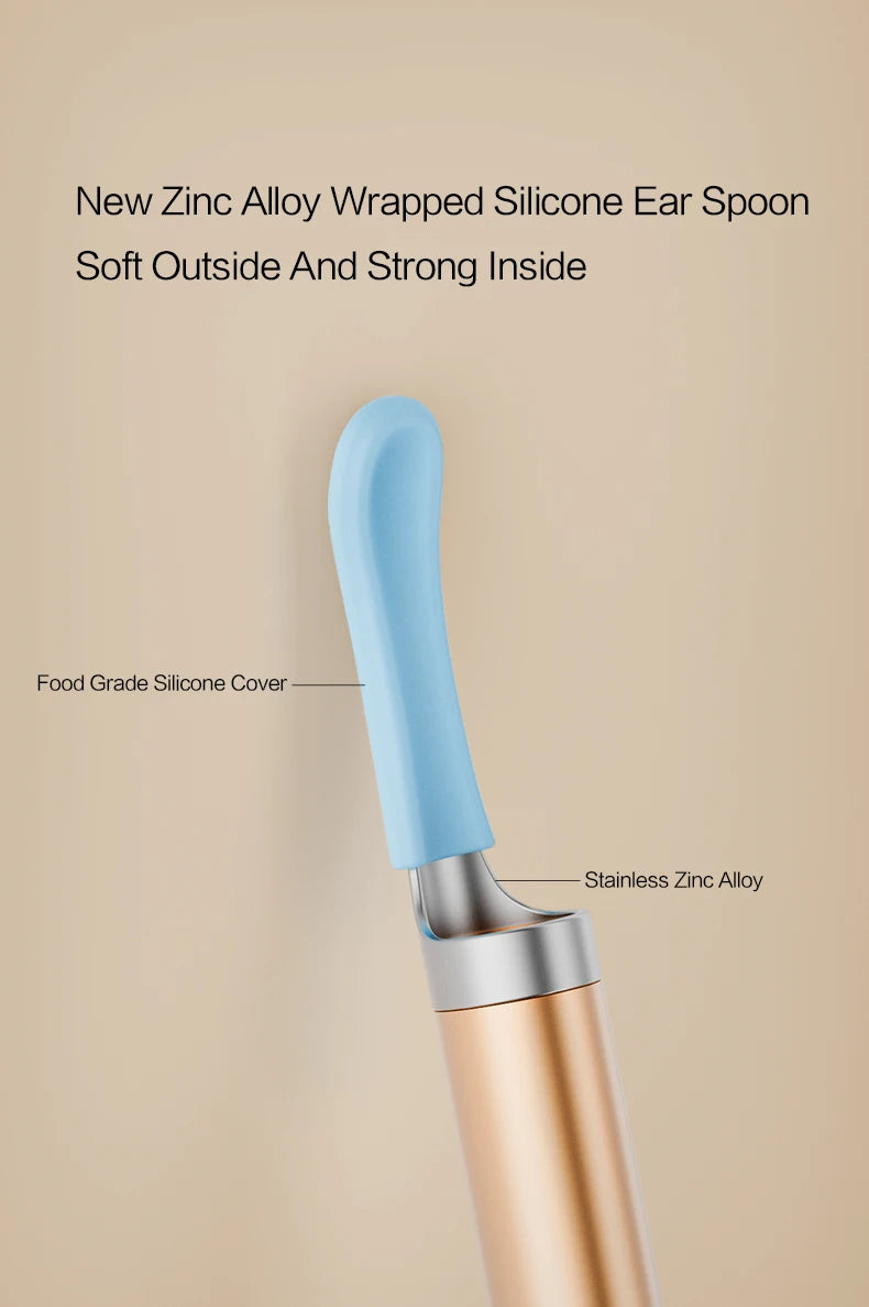 T15 Smart Visual Earwax Acne 2 in 1 Removal Tool With HD1080P Camera Ear Otoscope Cleaner IP67 Waterproof Endoscope