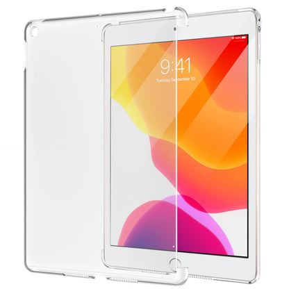 Case For 2019 New iPad 10.2",Frosted Transparent Slim Hard Plastic Protector Back Cover For Apple iPad 7th Generation 2019