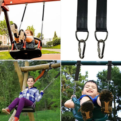 Lighten Up Tree Swing Straps Hammock Polyester Hanging Rope Adjustable Swing Hooks Strap Garden Accessories Outdoor Family Camp