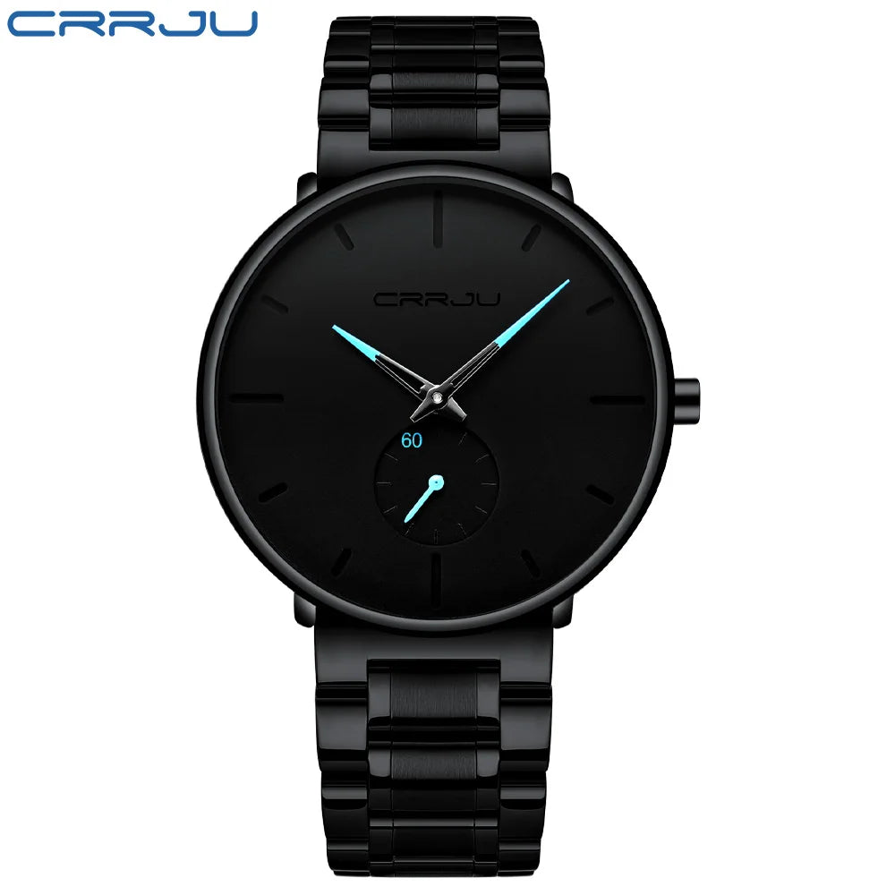 Watches Stainless Steel Men's Wrist Watch Casual Luxury Waterproof Sport Watch for Men Quartz Watch Relogio Masculino