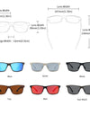 Men Polarized Sunglasses Aluminum Magnesium Sun Glasses Driving Glasses Rectangle Shades