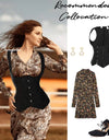 Corset Top Under bust Bustier Gothic Clothes Steampunk Corsets Waist Trainer Belt Shaper Plus Size Corselet