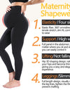 Maternity Leggings Over The Belly Pregnancy Pants High Waist Belly Support Tights for Mothers Pregnant Women Body Shaping Pants