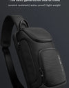 Crossbody Bag For Men Portable Waterproof Shoulder Messenger Bags Male Travel Short Trip Chest Bag Fit For 9.7 Inch iPad
