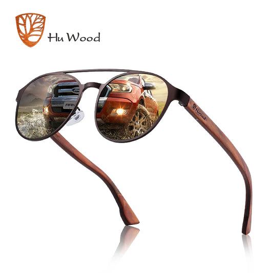 High Quality Polarized Sunglasses Wooden Lens UV400 Protection