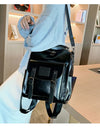 Backpack High Quality Youth PU Leather Backpacks School Shoulder Bag Bagpack