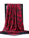 Scarves For Women Print Silk Satin Head Scarf Female Luxury Brand Square Shawl Large Hijab Scarfs