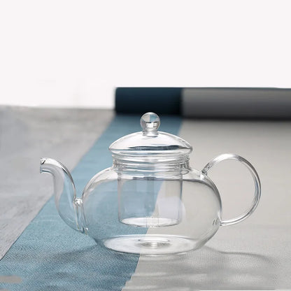 High Boron Silicon Filter Heat Resistant Glass Teapot Set Thick Glass Tea Pot High Temperature Teapot Plus Hot Kettle A