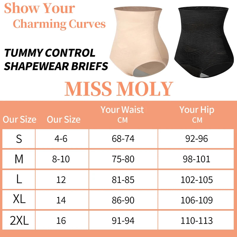 Waist Trainer Butt Lifter Slimming Underwear Body Shaper Body Shapewear Tummy Control Corset for Weight Loss High Waist Panties