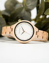 Casual Fashion Ladies Watches Maple Wood Wristwatch Quartz