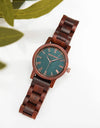 Watches for Women Luxury Casual Quartz Wristwatch Ladies Female Waterproof Party Mother's Day Gift Green sandalwood