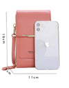 Luxury Designer Bag Soft Leather Wallet Touch Screen Cell Phone Purse Fashion Crossbody Shoulder Bag