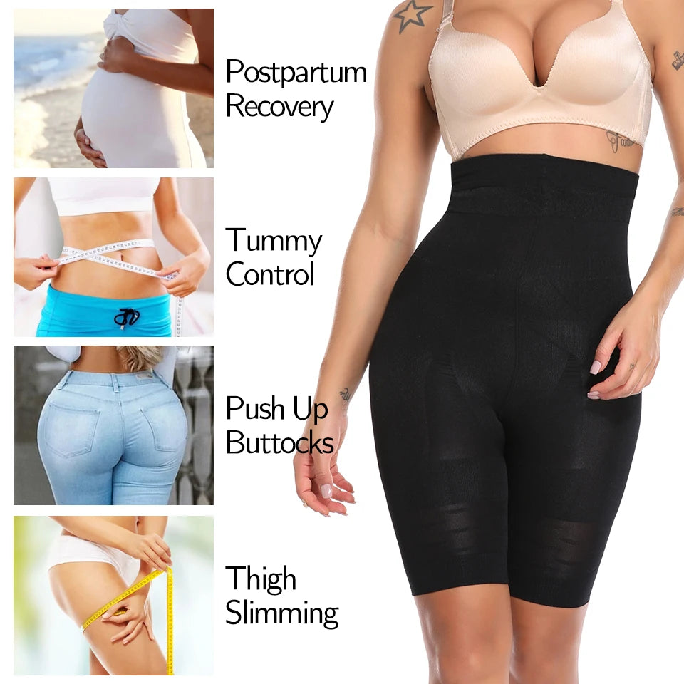Women Body Shaper High Waist Tummy Control Panties Butt Lifter Shorts Thigh Slim Shapewear Slimming Underwear Short Pants