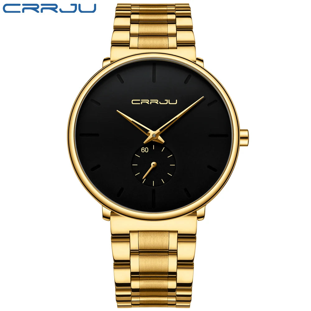 Watches Stainless Steel Men's Wrist Watch Casual Luxury Waterproof Sport Watch for Men Quartz Watch Relogio Masculino