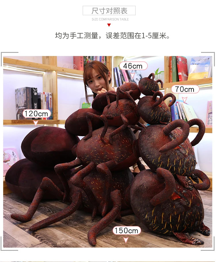 Giant Ant Plush Stuffed Animal Soft Simulation Pillow