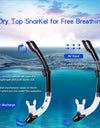 Optical Myopia Snorkel Set Diving Mask Nearsighted Swimming Goggles Short Sighted Panoramic Wide View Adults Youth -1.0To-6.0