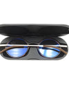 Anti Blue Light Magnify Eyewear Ultra Thin Reading Glasses for Men Women Computer Eyeglasses Readers with Portable Case