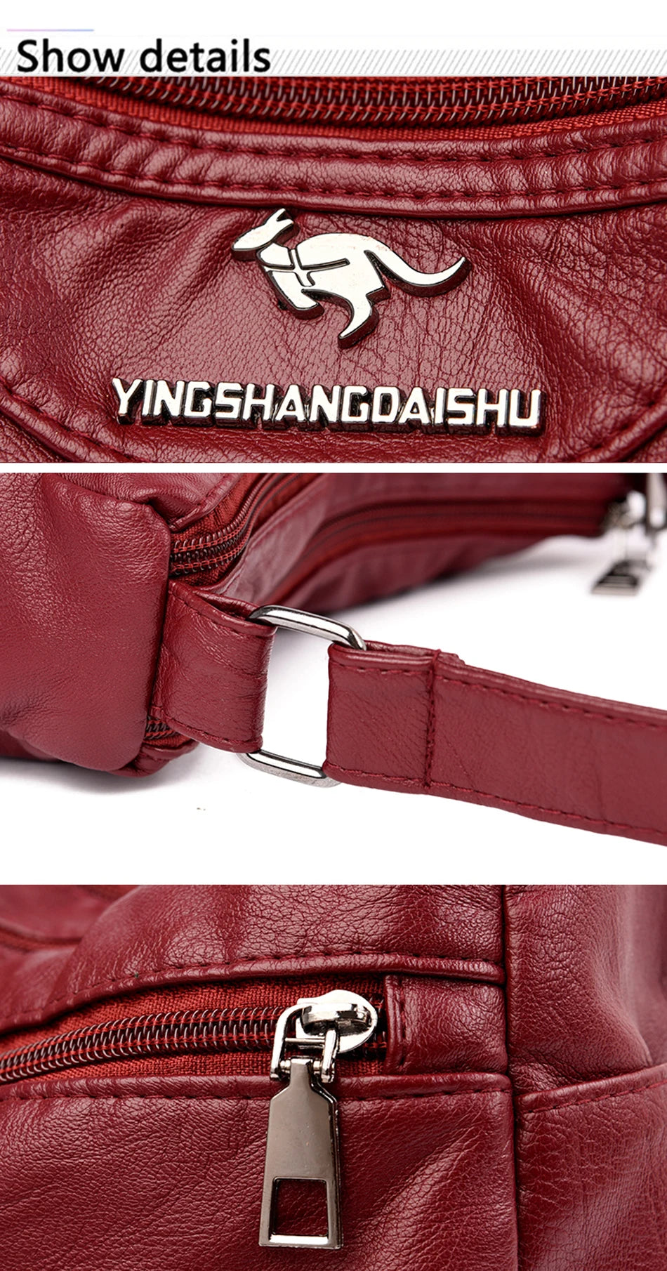 Shoulder Crossbody Bags for Women High Quality Soft Pu Leather Messenger Bag for Girls Purse And Handbags