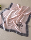Scarf Spring Summer Women Beach Sunscreen Shawl Quality Silk Lady Popular Print Scarves Hijab