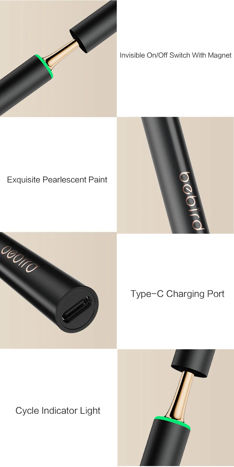 T15 Smart Visual Earwax Acne 2 in 1 Removal Tool With HD1080P Camera Ear Otoscope Cleaner IP67 Waterproof Endoscope