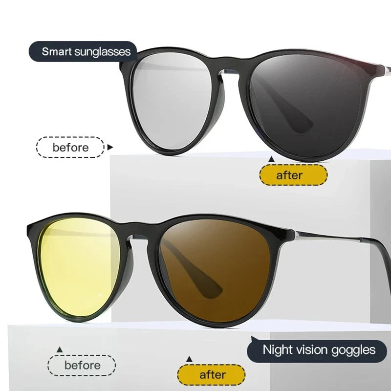 Photochromic Sunglasses Female Day Night vision Polarized Women Glasses female Shade