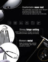 Photochromic Polarized Driving Sunglasses for Men Memory Metal Frame Anti Glare